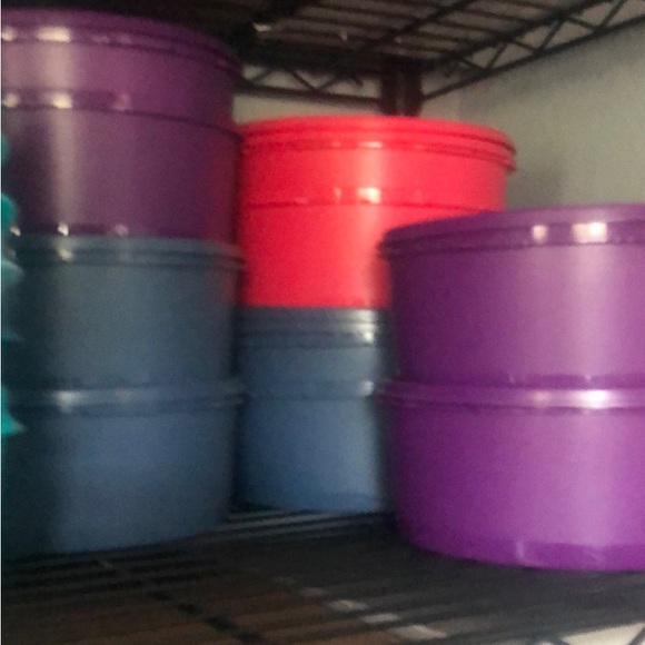 Tupperware | Kitchen | Tupperware Servalier Stacking Canister Storage ...